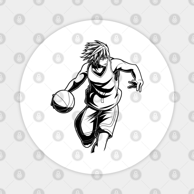 Ryota Kise in Action Line Art Magnet by Paradox Studio